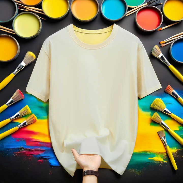 High quality 220gsm heavyweight men's T-shirt printing. 