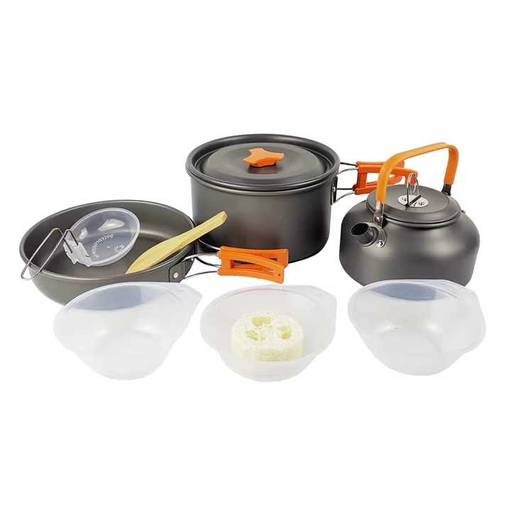 Portable Outdoor Camping Cookware Set, Ultra 