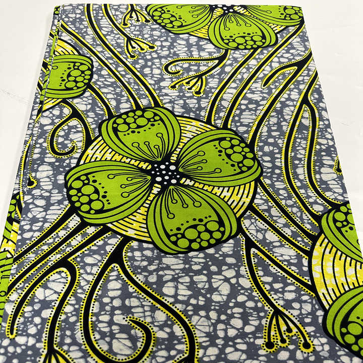 Cotton African Wax Printed-قماش شمع أفريقي