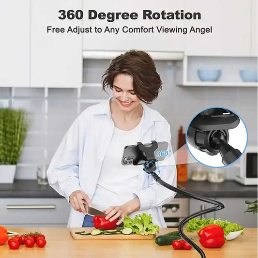 حامل حامل للهاتف المحمول قابل للتعديل ذراع طويلة كسول Adjustable Long Arm Lazy Mobile Phone Holder Stand