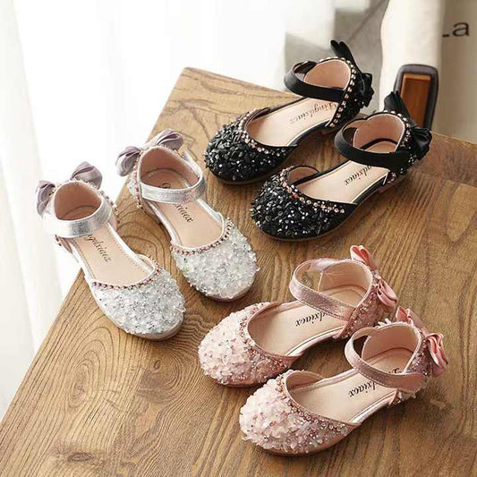 Summer New Rhinestone Soft-صنادل صيفية جديدة للبنات