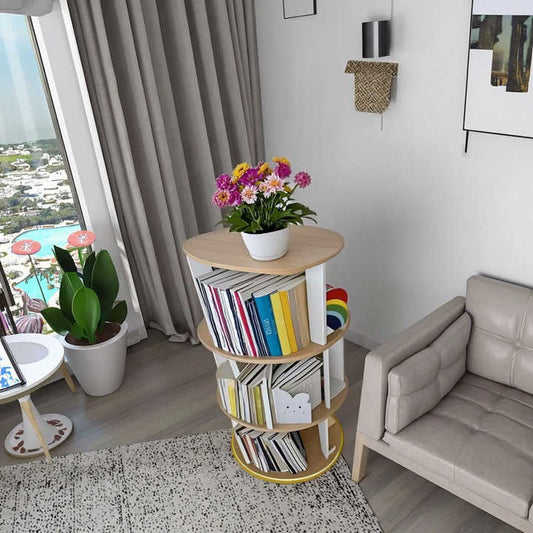 خزانة كتب خشبية