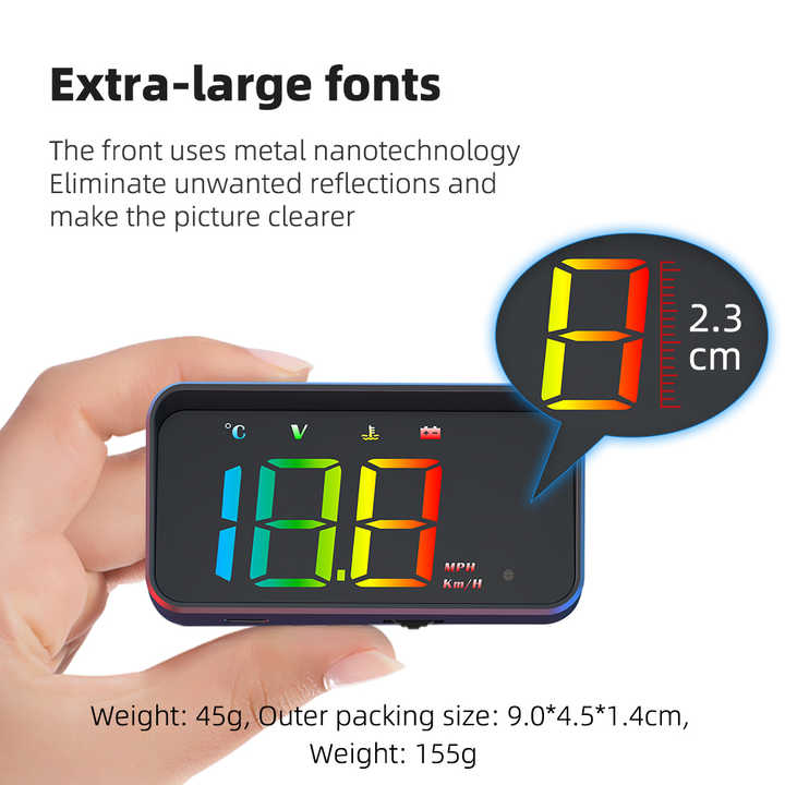 M4 Auto hud obd2 عرض رأس سرعة الزجاج . M4 Auto HUD OBD2 Head Up Display Car Windshield