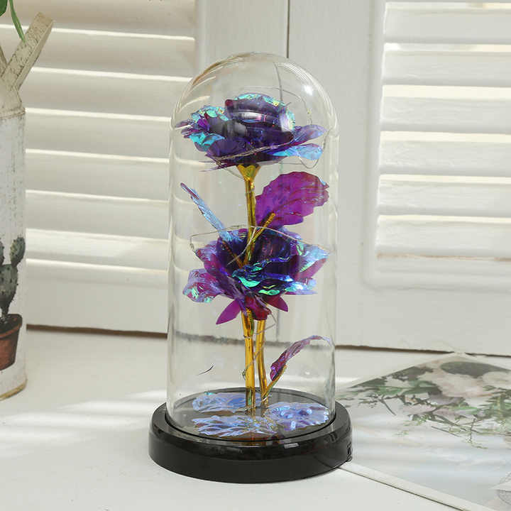 K الذهب الزخرفية روز . Valentine's Day Gift Custom