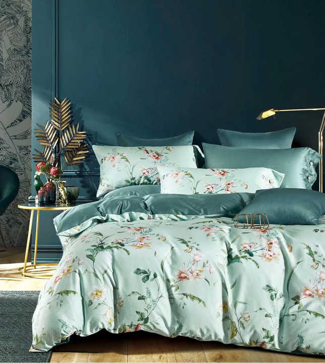 Custom Cotton Bedding Set, Satin Cotton 