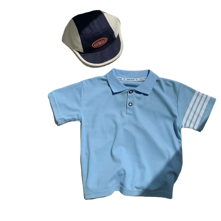 قميص أطفال صيفي جديد بأكمام قصيرة . New Summer Children's Short