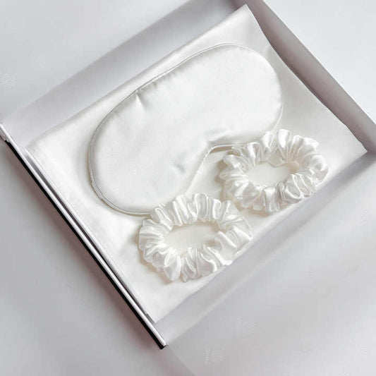 100% Mulberry Silk Pillow Case Silk Sleep Eye - عرض خاص طقم هدايا عصري بتصميم خاص