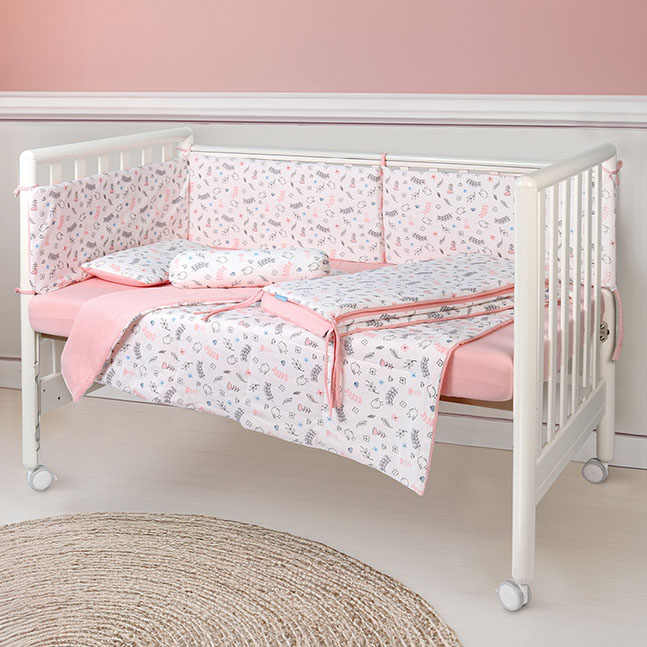 مجموعة مصدات سرير أطفال -Baby bed bumper set