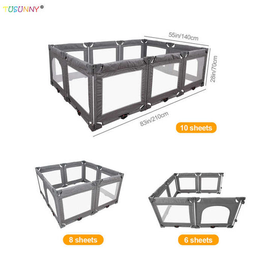Factory price wholesale playpen, portable playpen for children's safety 