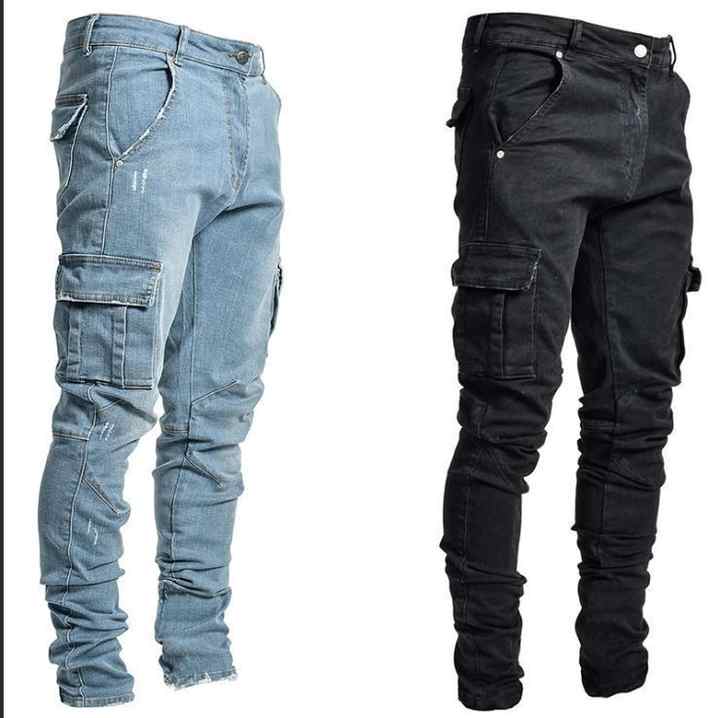 Men's medium-rise jeans 