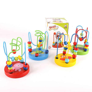 Small Round Beads Wooden Toy Early Education Puzzle Wooden Toys for Kids 
