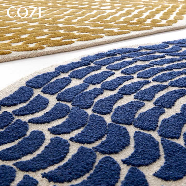 Luxury High-end Art Living Room Irregular Carpet Sofa Coffee Table Blanket Handmade Irregular Bedside Custom Rug 