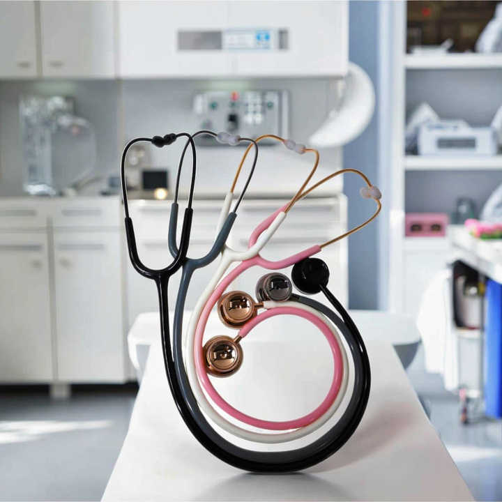 High Quality Manual Cardiology Stethoscope Stainless Steel Medical Equipment