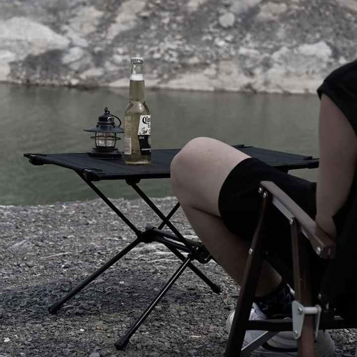 WOQI Wholesale Lightweight Aluminum Folding Camping Table 