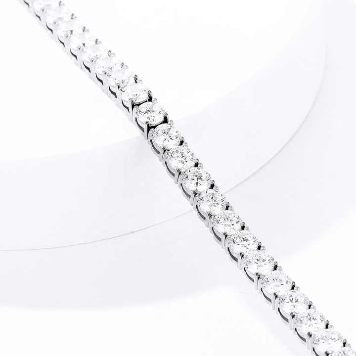 Fashion 3A Shiny Zircon Tennis Chain -سوار سلسلة