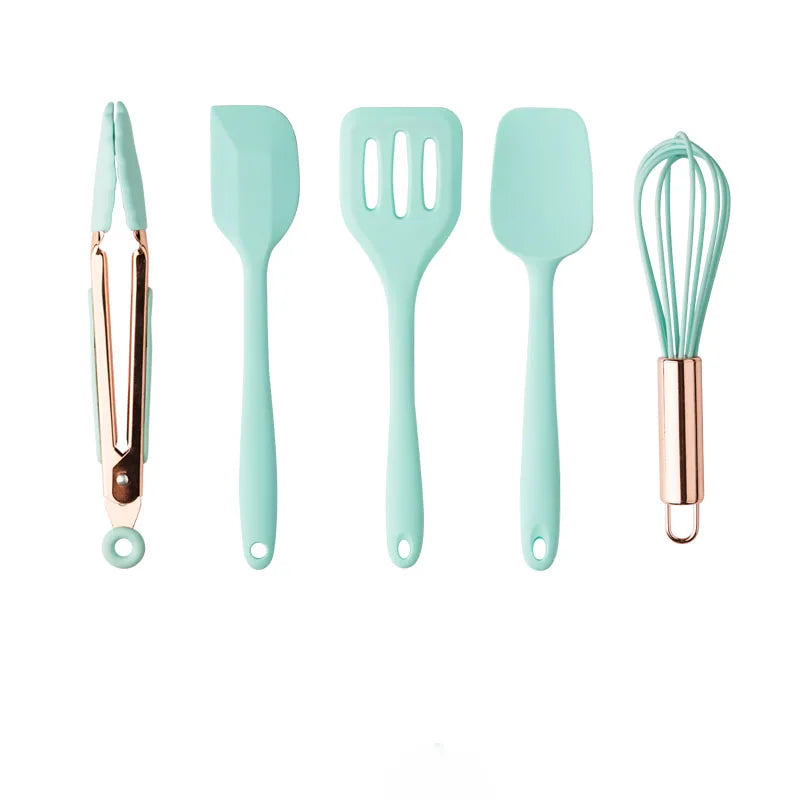 مجموعة ملاعق سيليكون- silicone spoon set