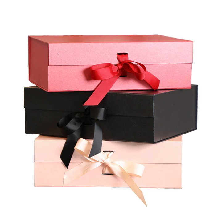Luxury Magnetic Foldable Wedding Favor Box for 