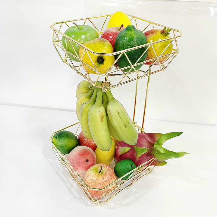 two-tier fruit basket 