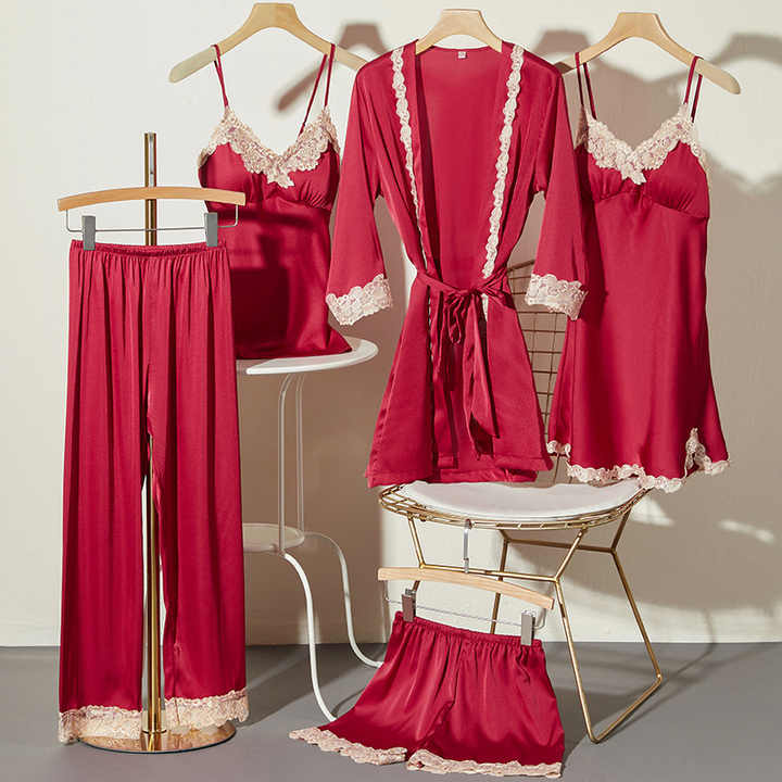 Women's satin pajama set