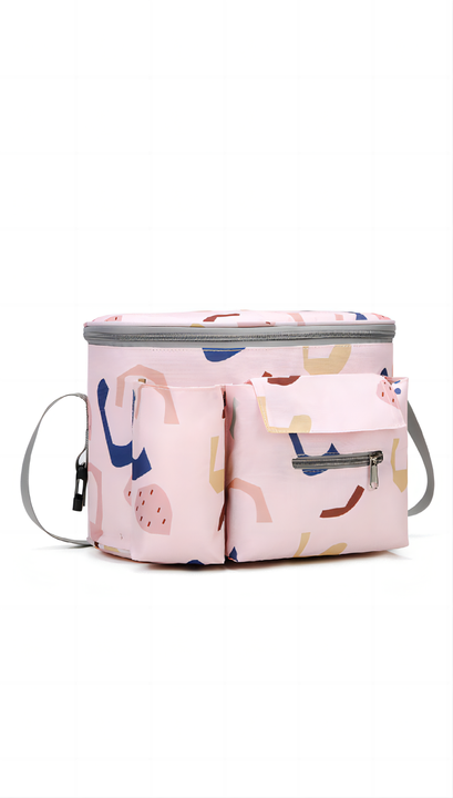 Waterproof Leather Oxford Car Travel Bag with Convenient Cup Holder 