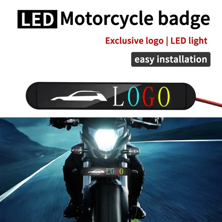 Car Motorcycle Daytime Running Lights LED Front Logo Grille Signal Badge Light Medium Grille Emblem for Ford Raptor F150 