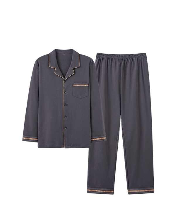 Wholesale top quality men's cotton pajamas. 