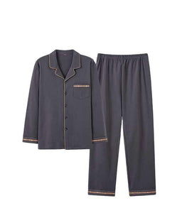 Wholesale top quality men's cotton pajamas. 