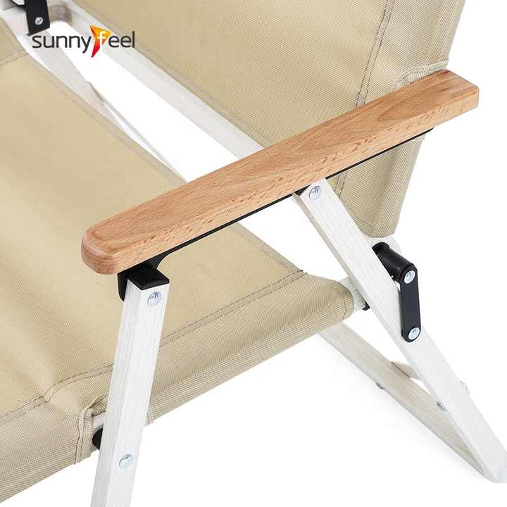 folding wooden camping chair 
