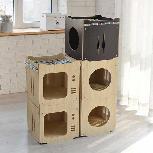 بيت الحيوانات الأليفة مع أرجوحة منزل قابل للإزالة . اكسسوارات حيوانات