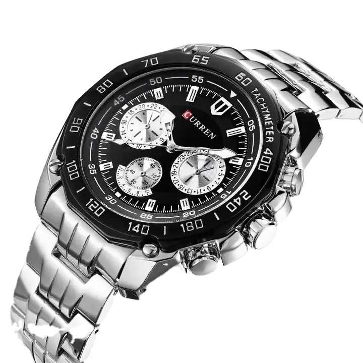 ساعة CURREN 8077 للرجال الأكثر مبيعًا، ساعة . CURREN 8077 Men's Best Selling