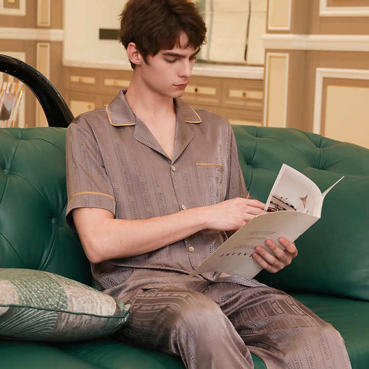 Men's Summer Pajama Set Big Sale Soft 