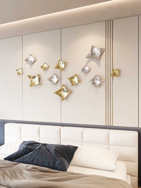 Creative wall decor with trendy hanging design 