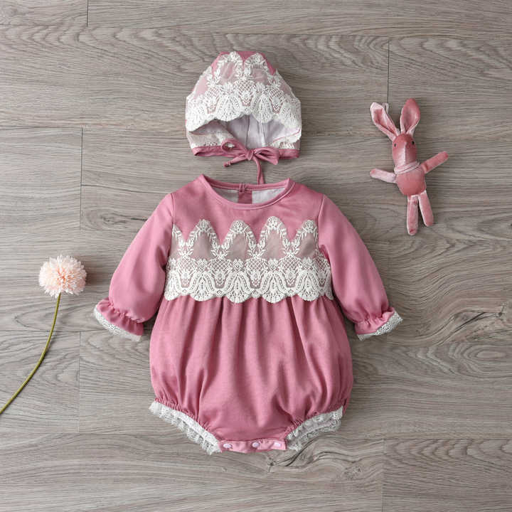 Ruffle With Hat Boutique Toddler Girls Clothes Set-مجموعة ملابس بناتي صغيرة