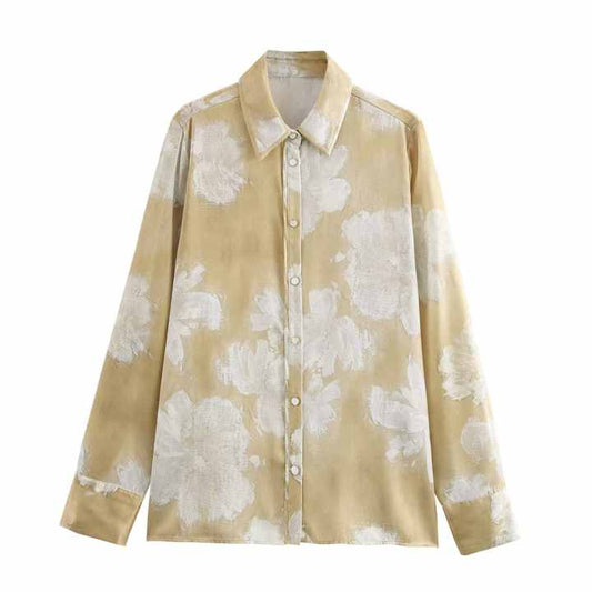 New stylish summer women's blouses with floral print