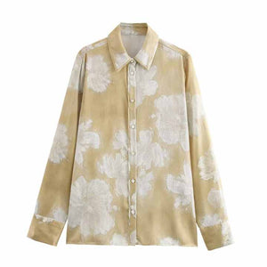 New stylish summer women's blouses with floral print