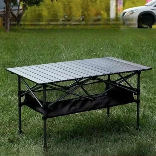 طاولة محمولة مقاومة للماء في الهواء الطلق . Portable Waterproof Outdoor Aluminum