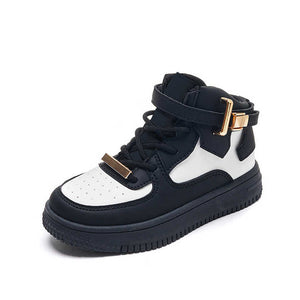 Genuine leather boots for boys and girls 