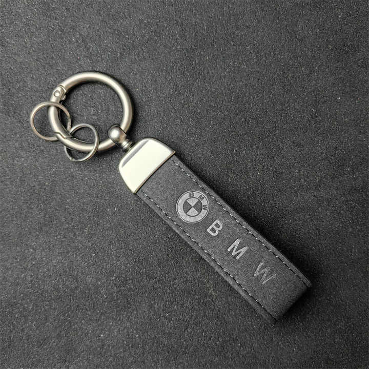 Wholesale Car Accessories Luxury Brand Car Logo Swedish Key Lanyard Key Ring for M AMG Sline BMW Mercedes Benz Toyota 