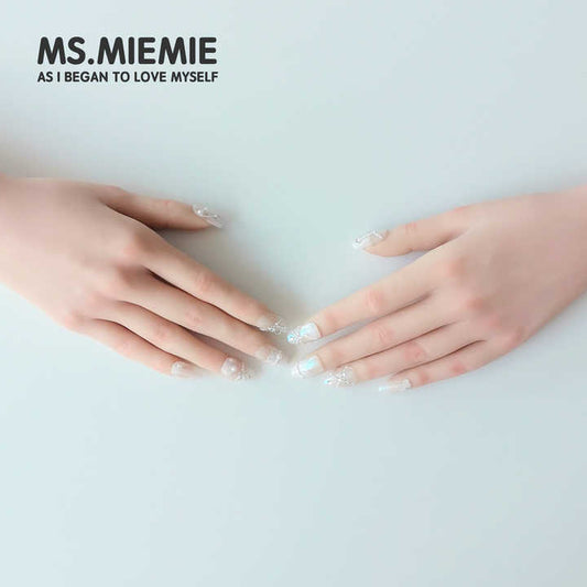 Handmade Short Coffin Press-On Nails 