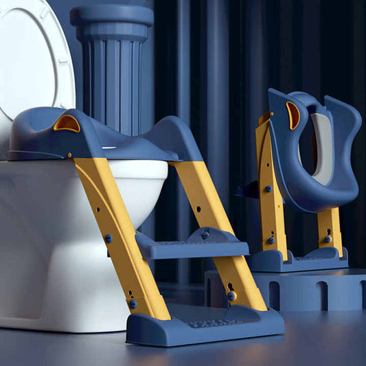 Toilet Seat Ladder Baby  -ناعمة لتدريب الأطفال