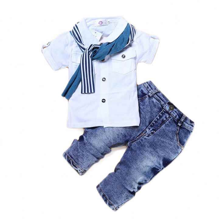Boys' jeans 3-piece set