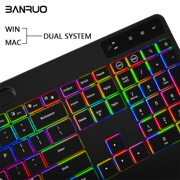لوحة مفاتيح وأرجل RGB