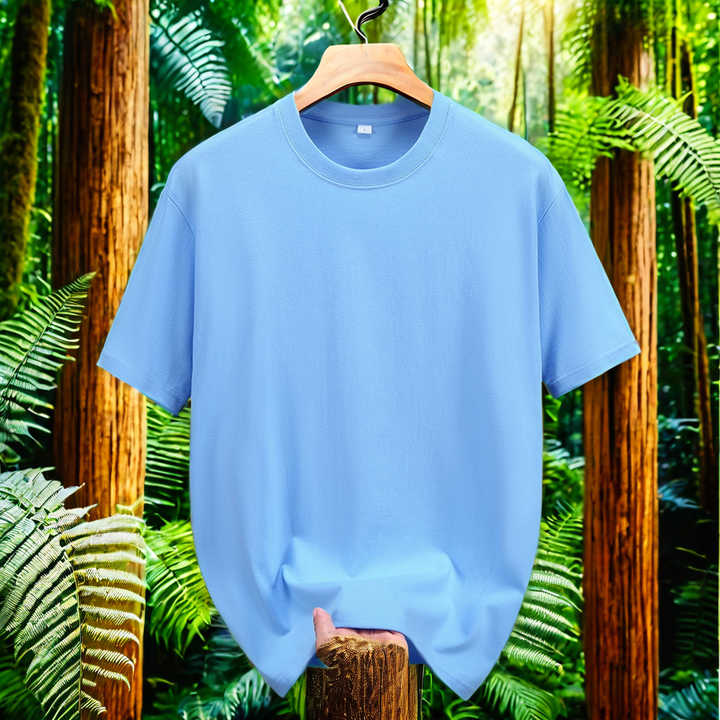 High quality 220gsm heavyweight men's T-shirt printing. 