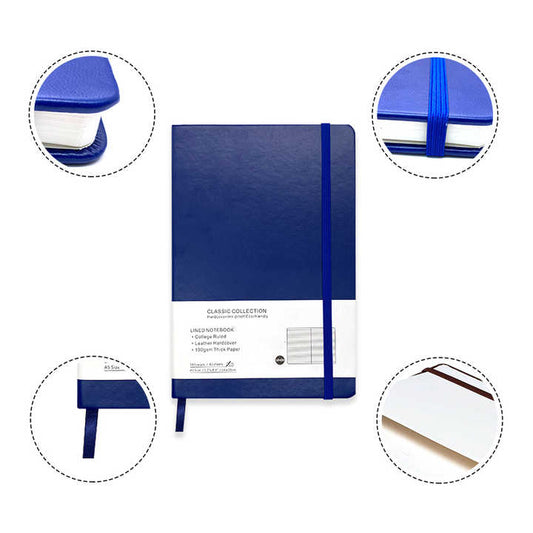Hardcover Faux Leather Notebook 