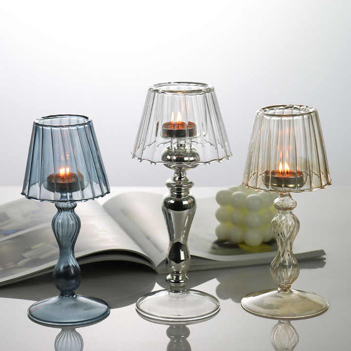 European Lamp Type Candle Holder Luxury-حامل شموع