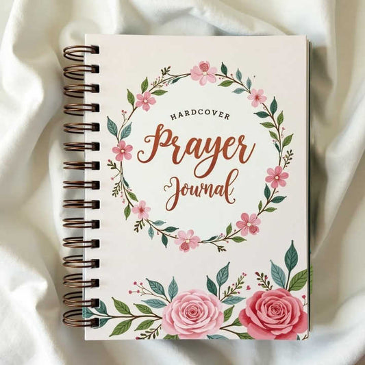 Ready to Ship High Quality Large Size Prayer Book Prayer Plan Book Hardcover English Diary Book Coil Notebook in Stock