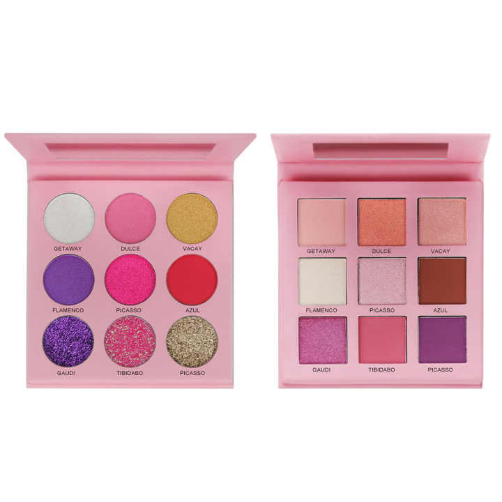 مكياج الوجه لوحة ظلال العيون متعددة الألوان -  Face Makeup Multi Colors Eyeshadow Palette