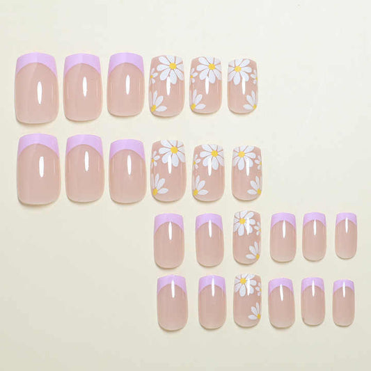 French nails - hand nails 