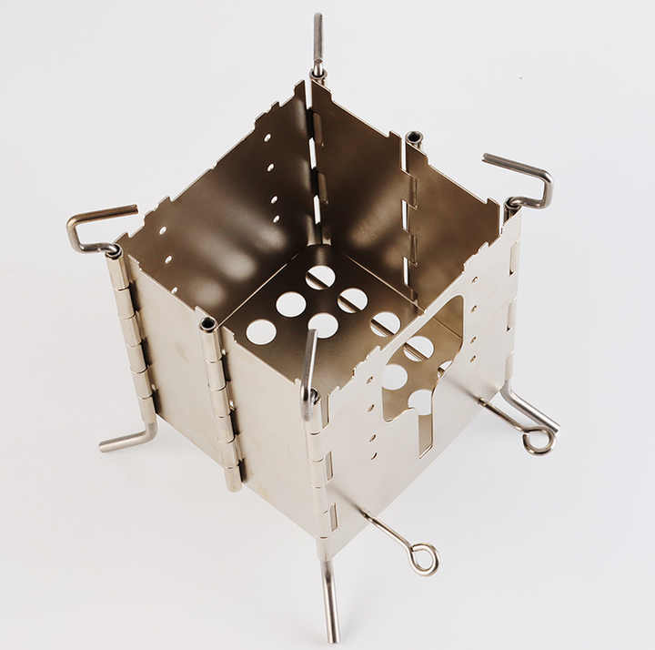 Multi-Fuel Portable Outdoor Charcoal, Alcohol &amp; 