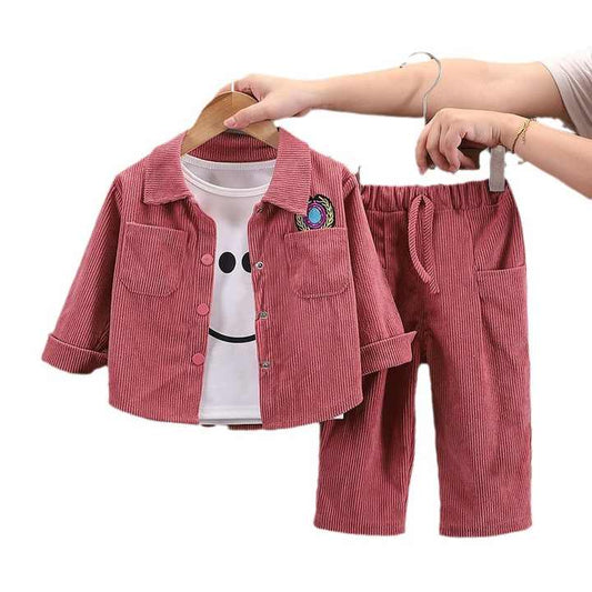 مجموعة ملابس Mannufecturer الخريف . Mannufecturer Autumn 2 Pieces Children's Clothing Set